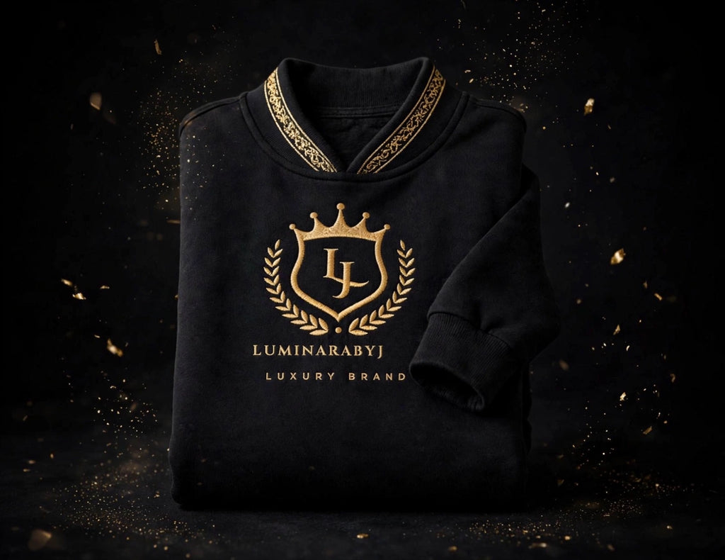 Atelier No. 01 — Noir V-Neck — Gold Crown Edition