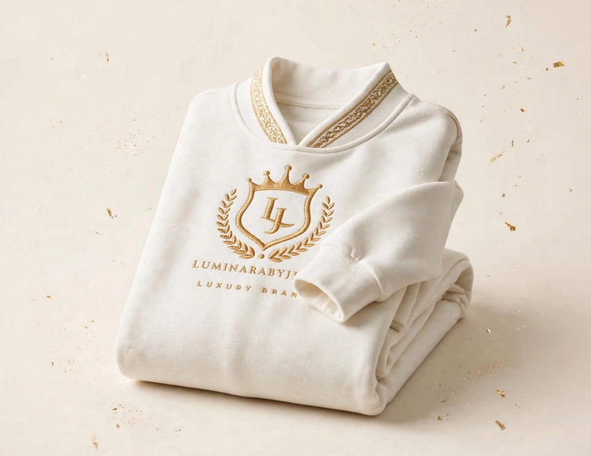 Atelier No. 01 — Noir V-Neck — Gold Crown Edition